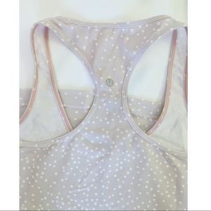 Lululemon Racerback Polka Dot Tank